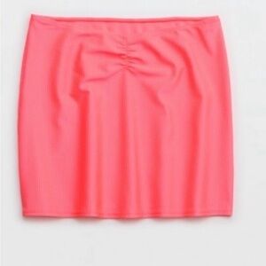 Aerie Shine Rib Swim Tube Skirt